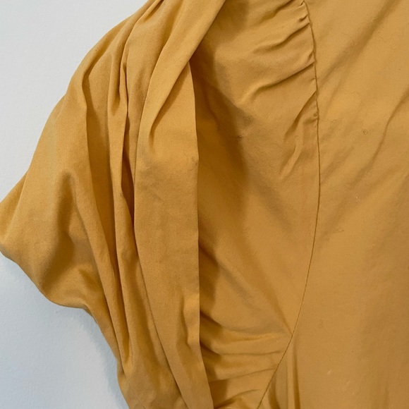 BCBGMaxazria Mustard Top - Picture 3 of 5